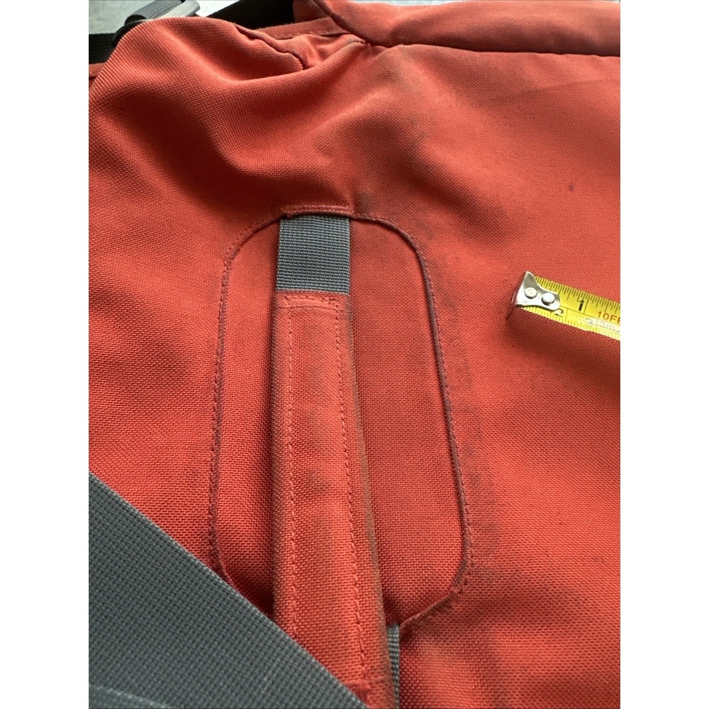 Patagonia Messenger Bag Orange MINI-Half Mass Travel Adjust Multi-Pocket Outdoor - Picture 11 of 12